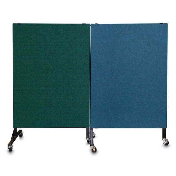 Enclosed Corkboard, 1 Door, 72"x48", 4" Fra